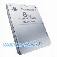 PS2 Original Sony 8 MB Memory Card silber - OEM - NEU
